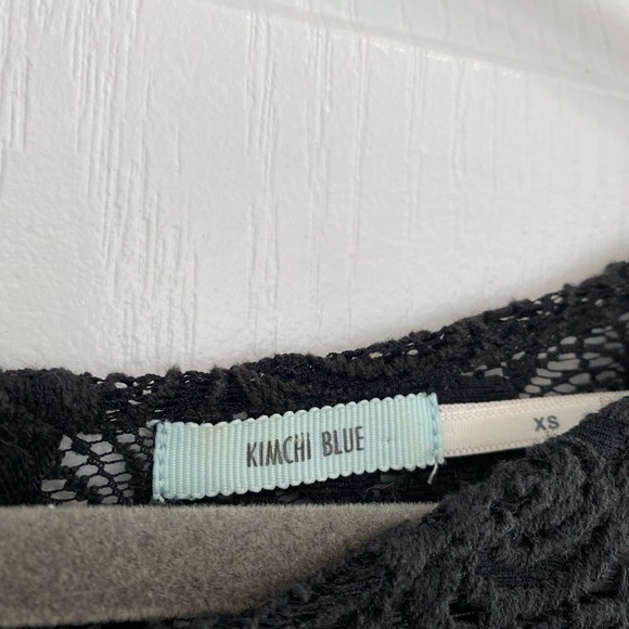 Kimchi Blue black lace crop top - Picture 3 of 3